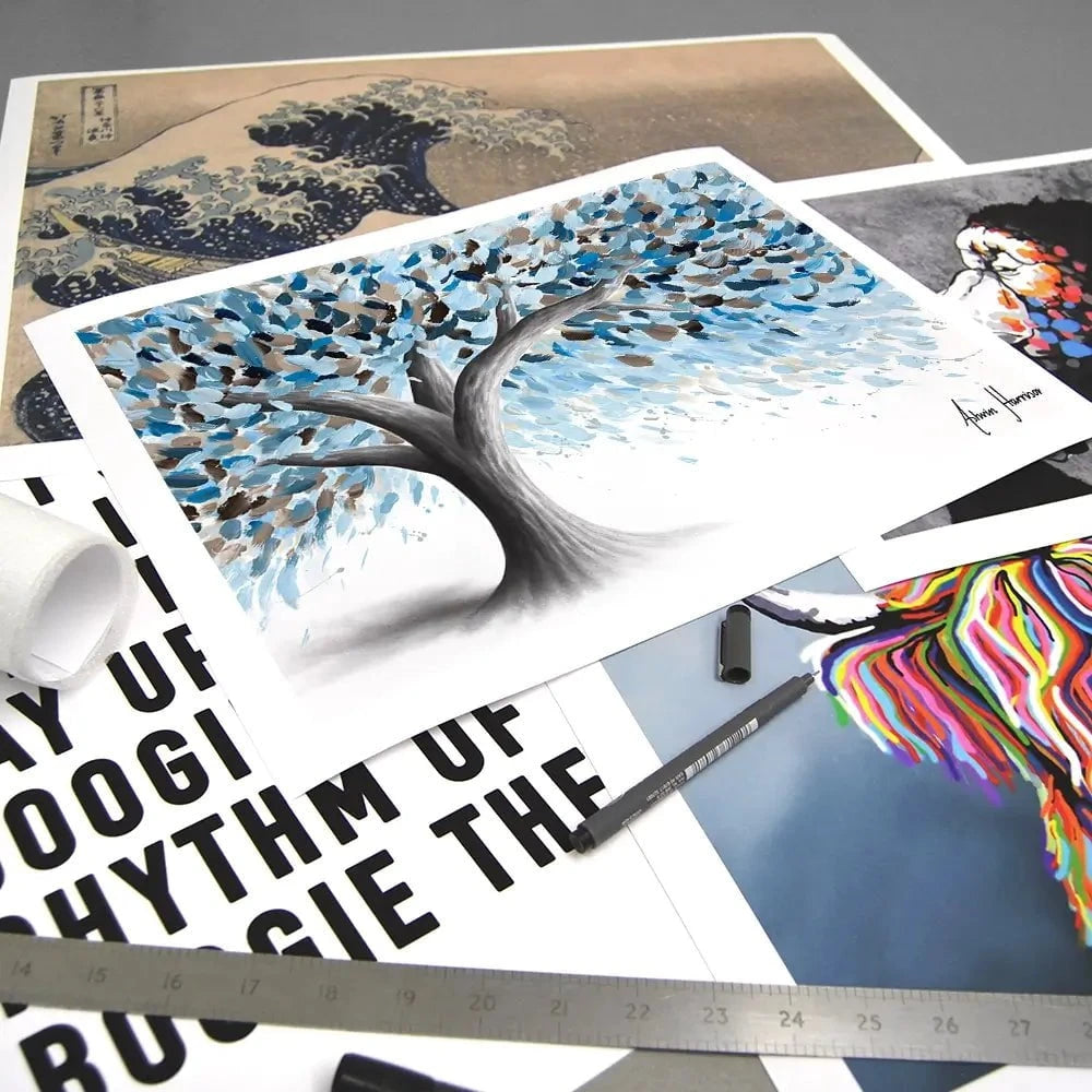 Leafy Lake Tree Art Print Leafy Lake Tree Art Print wall art product Ashvin Harrison