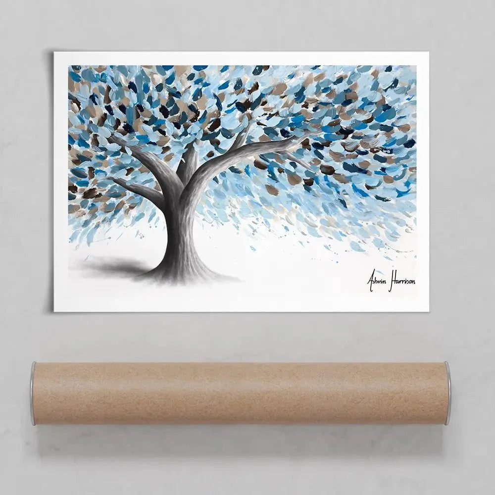 Leafy Lake Tree Art Print Leafy Lake Tree Art Print wall art product Ashvin Harrison