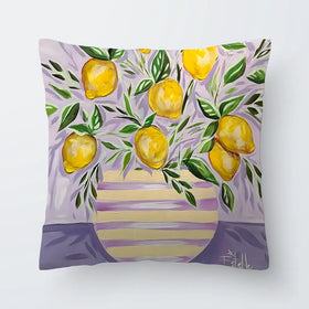 Lemon Zest Cushion Lemon Zest Cushion wall art product Estelle Grengs - Independent