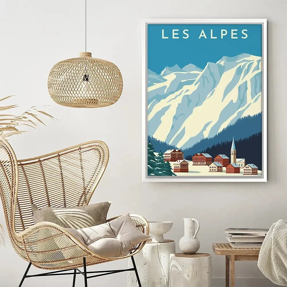 Les Alpes Canvas Print Les Alpes Canvas Print wall art product Rinat Khairitdinov / Shutterstock
