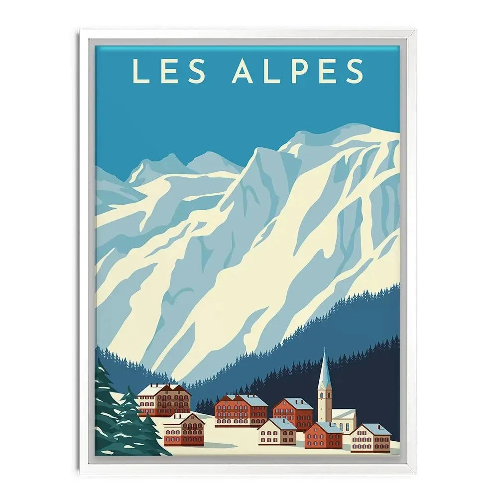 Les Alpes Canvas Print Les Alpes Canvas Print wall art product Rinat Khairitdinov / Shutterstock