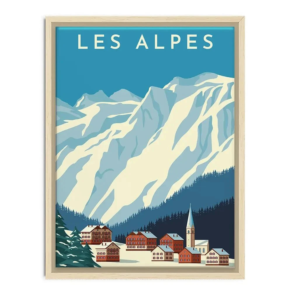 Les Alpes Canvas Print Les Alpes Canvas Print wall art product Rinat Khairitdinov / Shutterstock