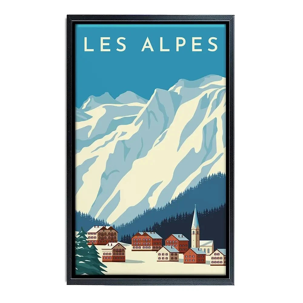 Les Alpes Canvas Print Les Alpes Canvas Print wall art product Rinat Khairitdinov / Shutterstock