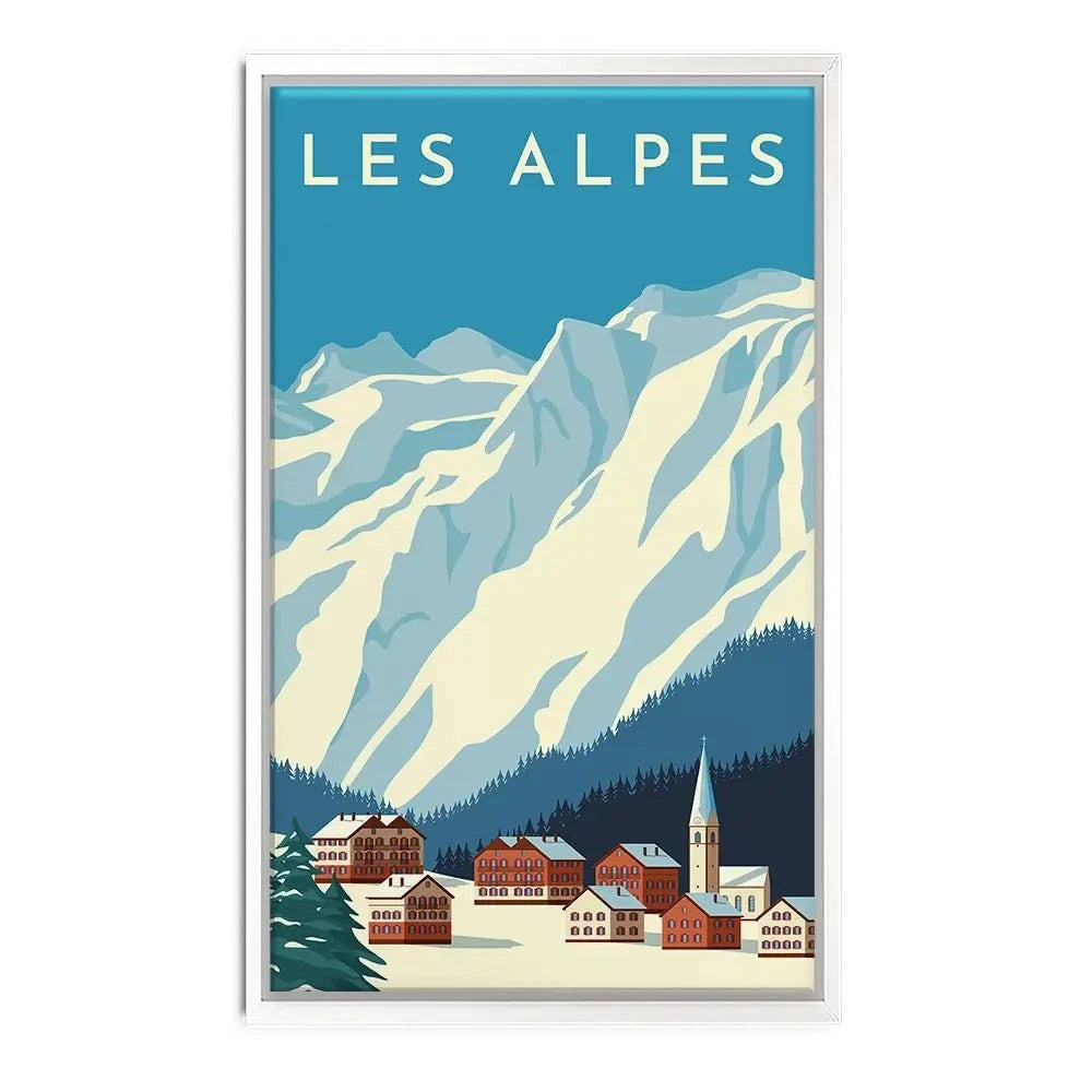 Les Alpes Canvas Print Les Alpes Canvas Print wall art product Rinat Khairitdinov / Shutterstock
