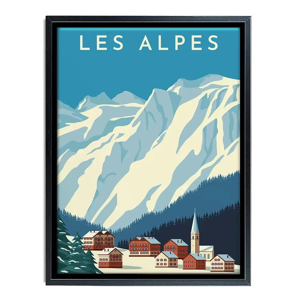 Les Alpes Canvas Print Les Alpes Canvas Print wall art product Rinat Khairitdinov / Shutterstock