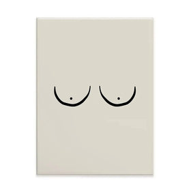 Les Boobs Canvas Print Les Boobs Canvas Print wall art product Treechild