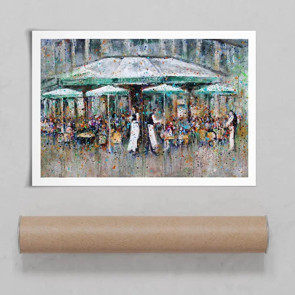 Les Deux Margots Art Print Les Deux Margots Art Print wall art product Studio Paint-Ing