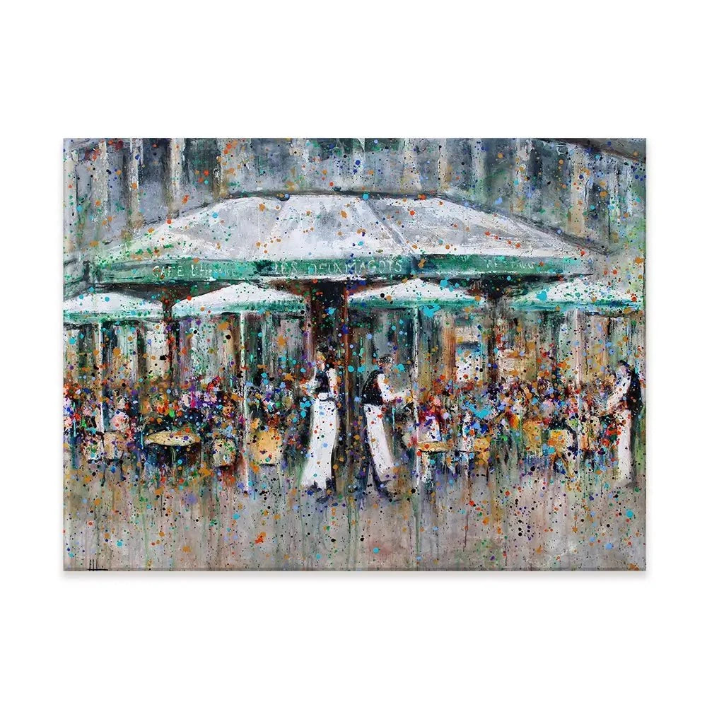 Les Deux Margots Canvas Print Les Deux Margots Canvas Print wall art product Studio Paint-Ing