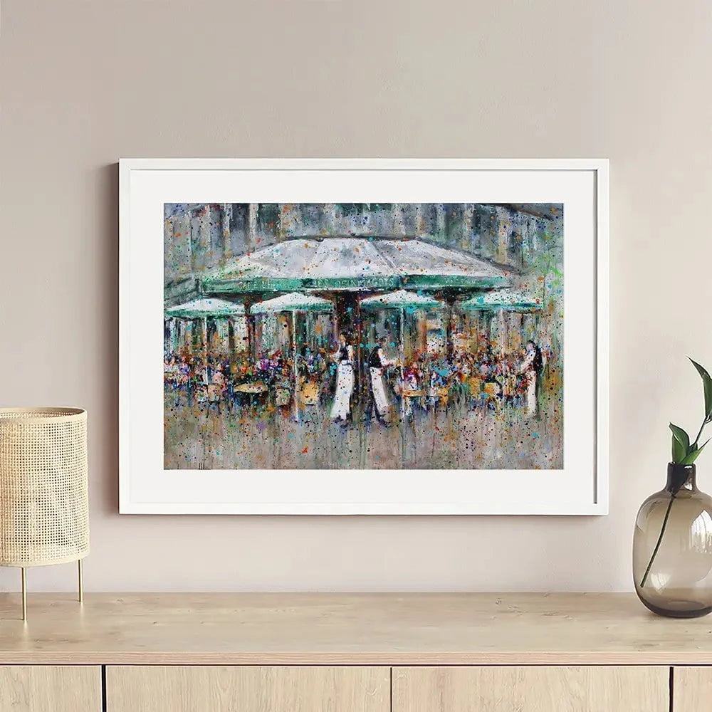 Les Deux Margots Framed Art Print Les Deux Margots Framed Art Print wall art product Studio Paint-Ing