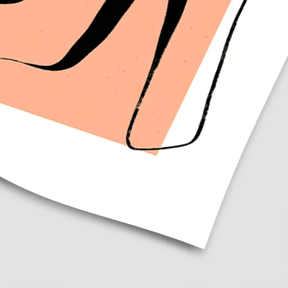 Les Visage Peach Art Print Les Visage Peach Art Print wall art product Treechild