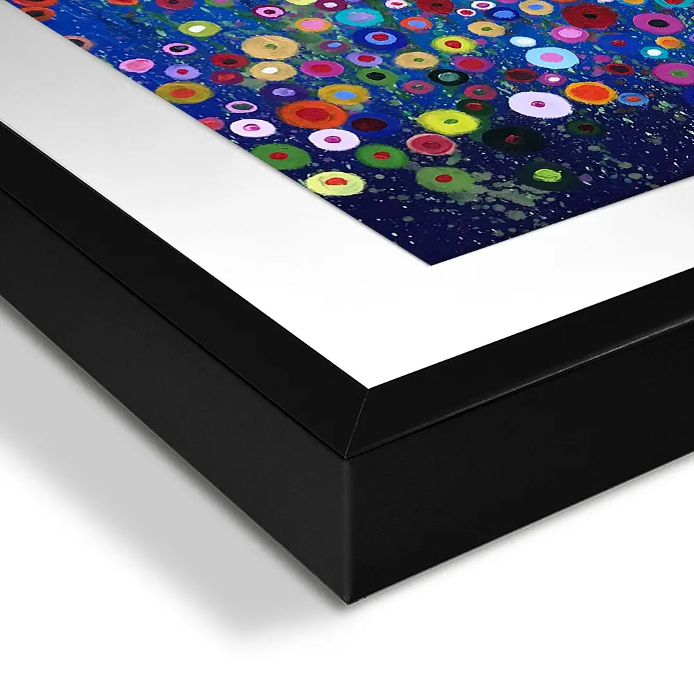 Let Me Love You Blue Framed Art Print Let Me Love You Blue Framed Art Print wall art product Laure Bury