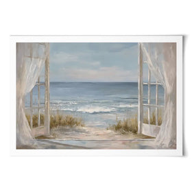 Lets Go To The Beach Art Print Lets Go To The Beach Art Print wall art product Petal Prints Design - Independent