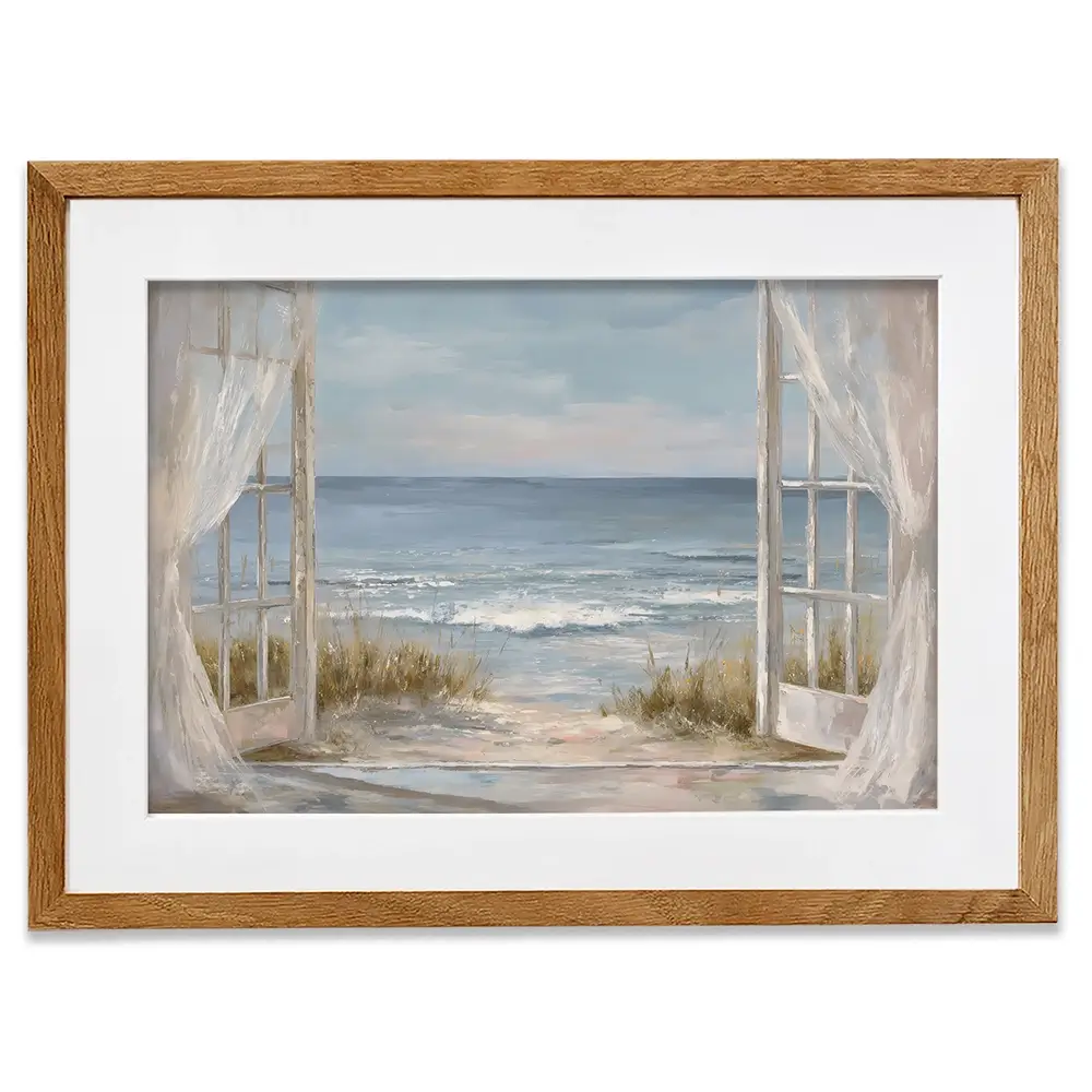 Lets Go To The Beach Framed Art Print Lets Go To The Beach Framed Art Print wall art product Petal Prints Design - Independent
