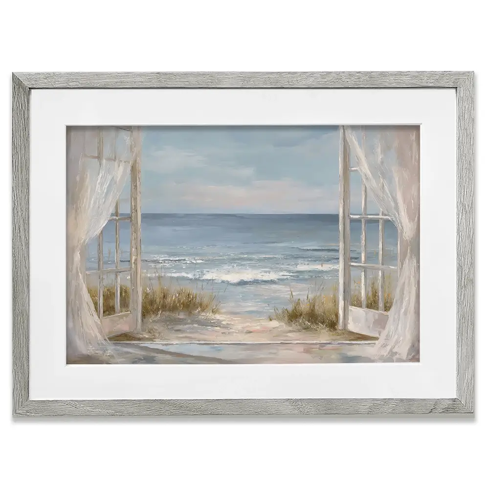 Lets Go To The Beach Framed Art Print Lets Go To The Beach Framed Art Print wall art product Petal Prints Design - Independent