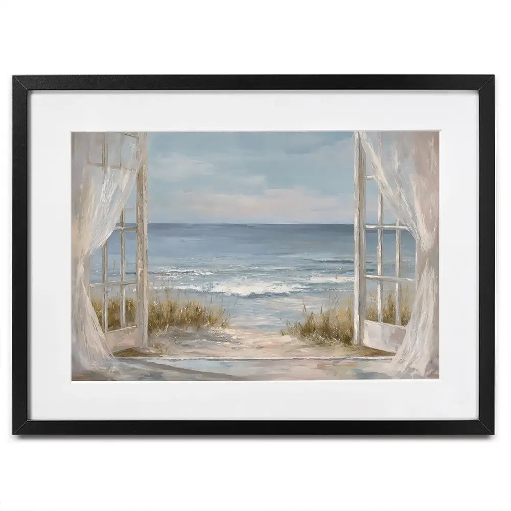 Lets Go To The Beach Framed Art Print Lets Go To The Beach Framed Art Print wall art product Petal Prints Design - Independent