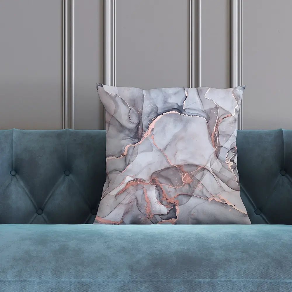 Light Grey Marble Cushion Light Grey Marble Cushion wall art product Art Print Shop