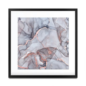 Light Grey Marble Square Framed Art Print Light Grey Marble Square Framed Art Print wall art product Art Print Shop