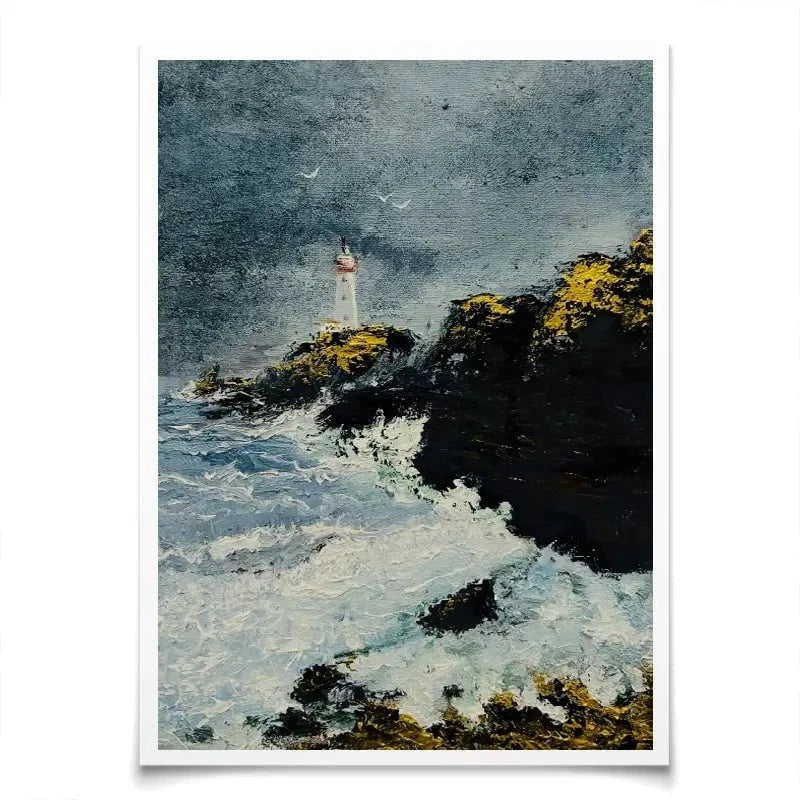 Lighthouse Art Print Lighthouse Art Print wall art product Violeta Allaberdieva