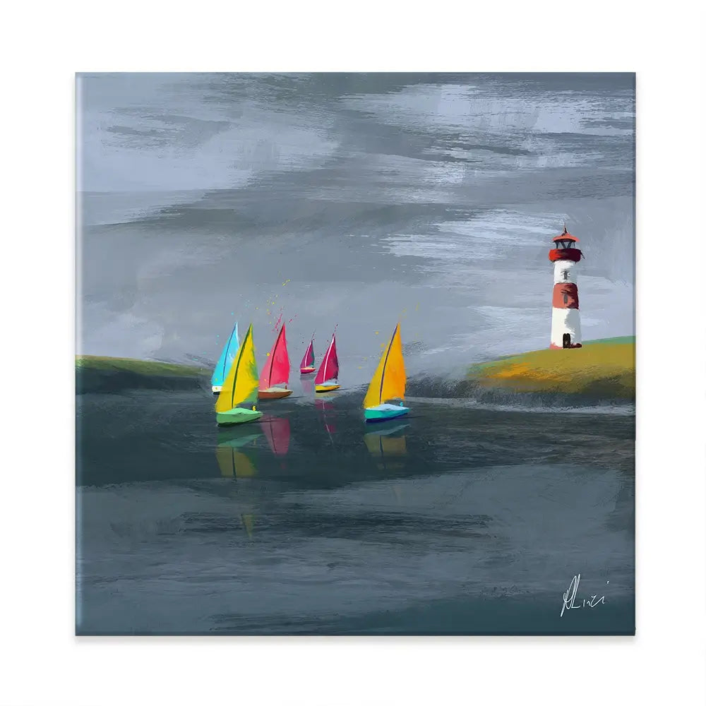Lighthouse Canvas Print Lighthouse Canvas Print wall art product Aimee Linzi
