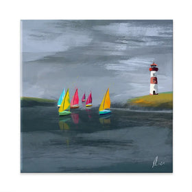 Lighthouse Canvas Print Lighthouse Canvas Print wall art product Aimee Linzi