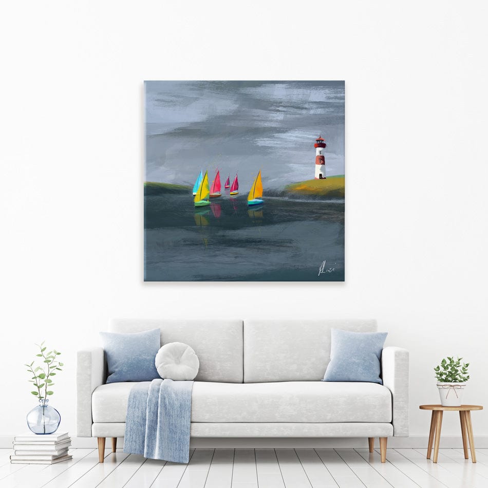 Lighthouse Canvas Print wall art product Aimee Linzi