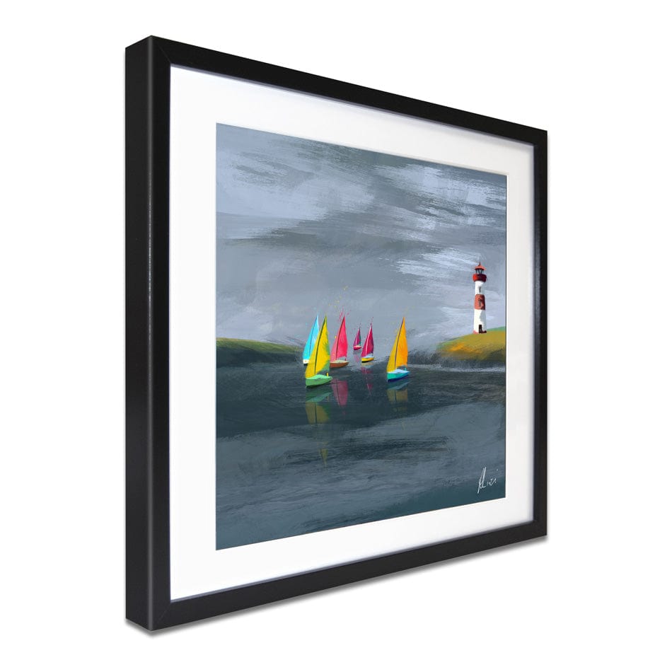 Lighthouse Framed Art Print wall art product Aimee Linzi