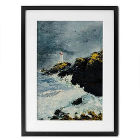 Lighthouse Framed Art Print Lighthouse Framed Art Print wall art product Violeta Allaberdieva