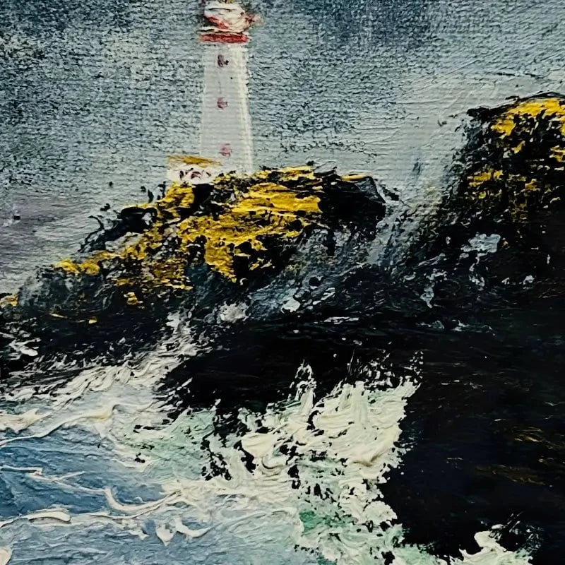 Lighthouse Framed Art Print Lighthouse Framed Art Print wall art product Violeta Allaberdieva