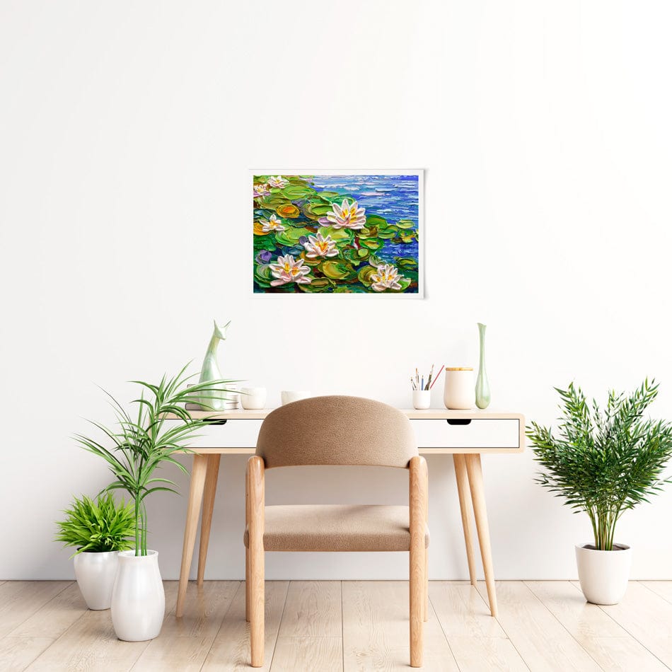 Lillies Art Print wall art product Olga Tkachyk