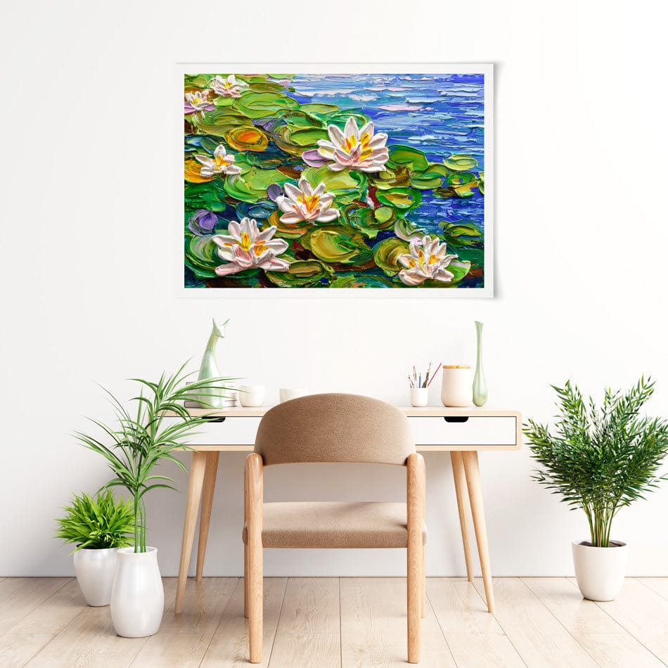 Lillies Art Print wall art product Olga Tkachyk