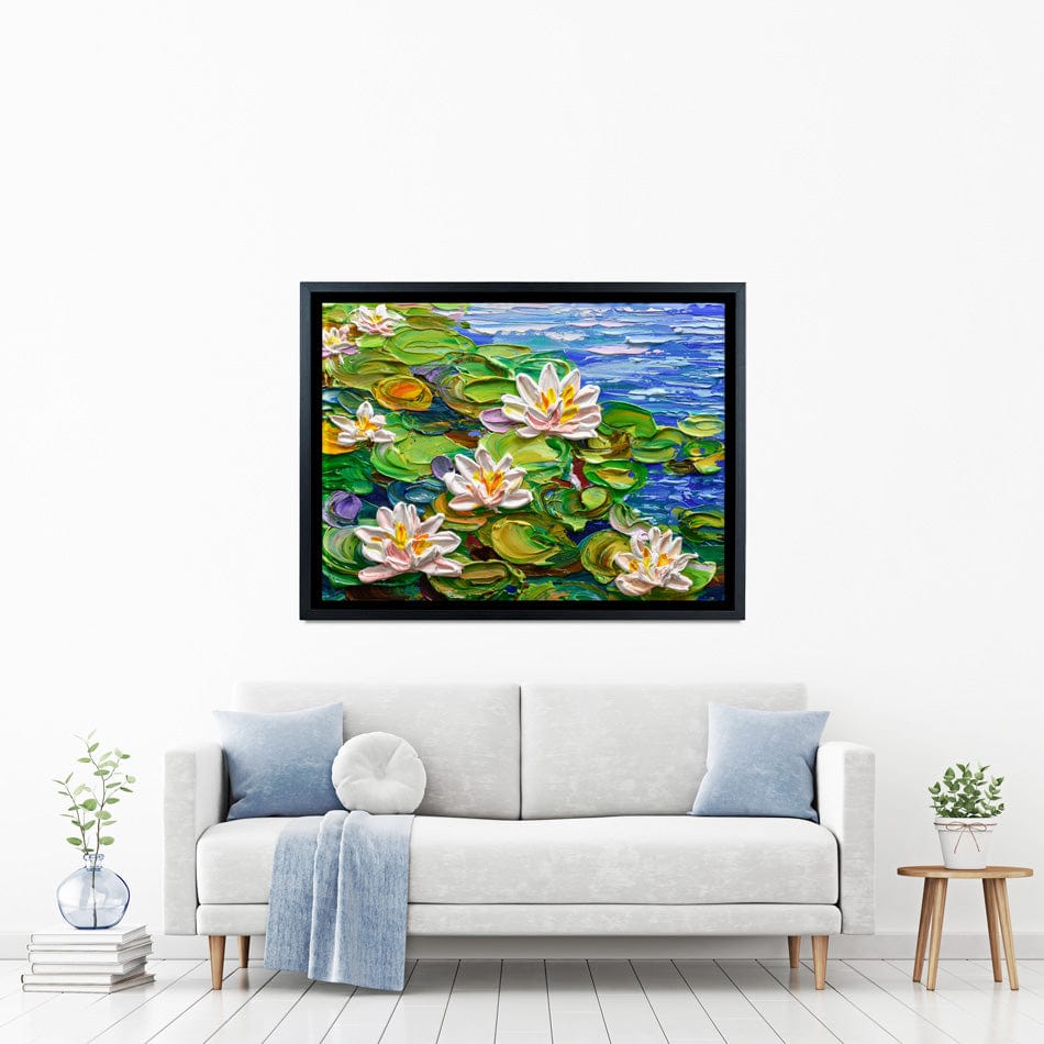 Lillies Canvas Print wall art product Olga Tkachyk
