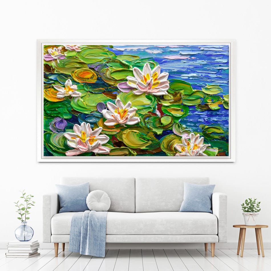 Lillies Canvas Print wall art product Olga Tkachyk