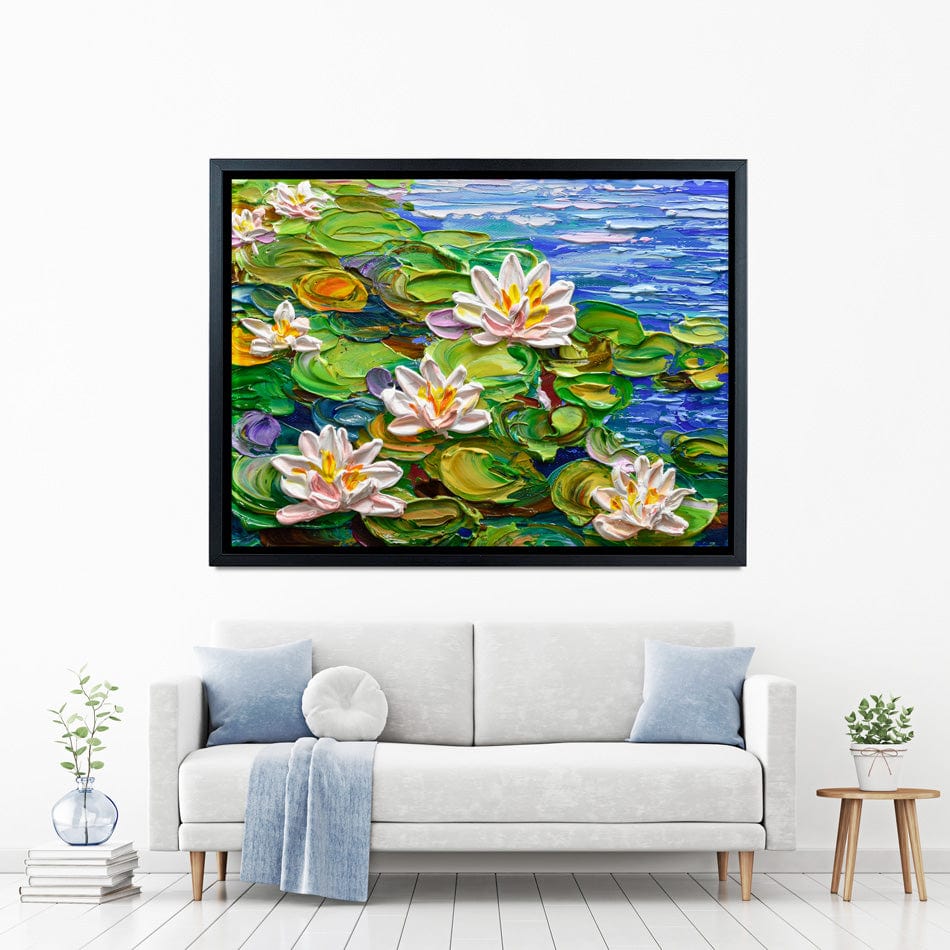 Lillies Canvas Print wall art product Olga Tkachyk