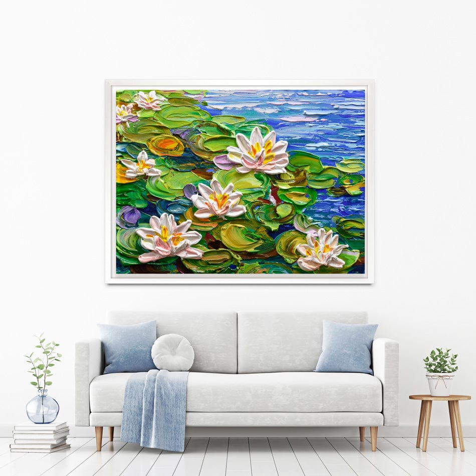 Lillies Canvas Print wall art product Olga Tkachyk
