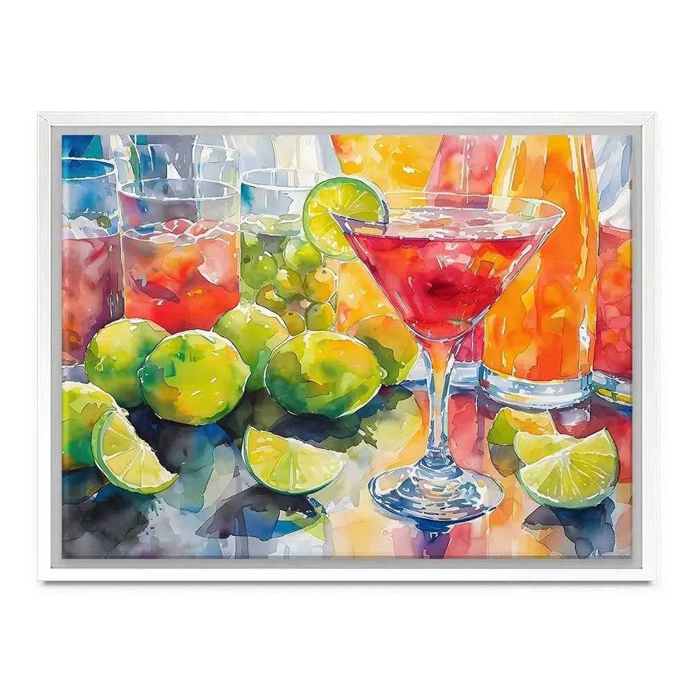 Lime Slice Canvas Print Lime Slice Canvas Print wall art product Art Print Shop