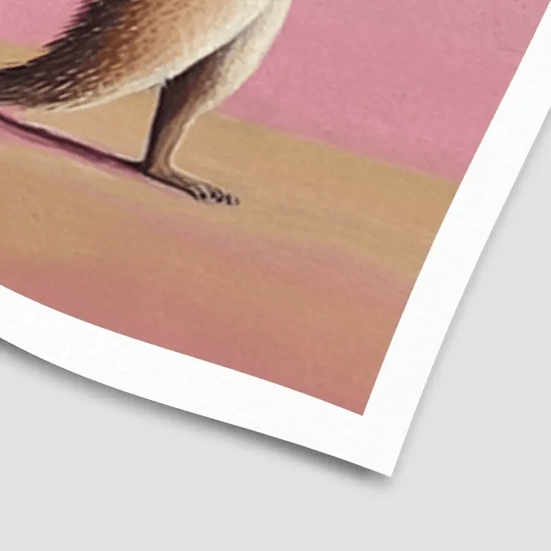 Line Of Meerkats Art Print Line Of Meerkats Art Print wall art product Svetlana Aleynikova