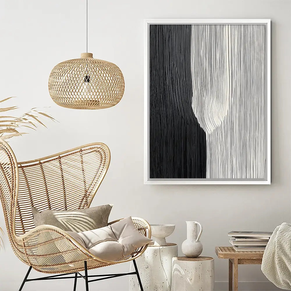Lined Stripes Canvas Print Lined Stripes Canvas Print wall art product LSR Design Studio - Independent