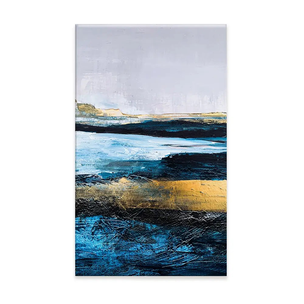 Lined With Blue Canvas Print Lined With Blue Canvas Print wall art product Adelina ART / Shutterstock