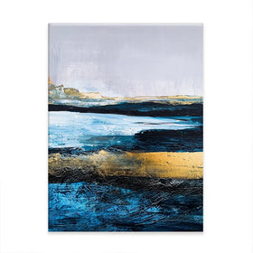 Lined With Blue Canvas Print Lined With Blue Canvas Print wall art product Adelina ART / Shutterstock