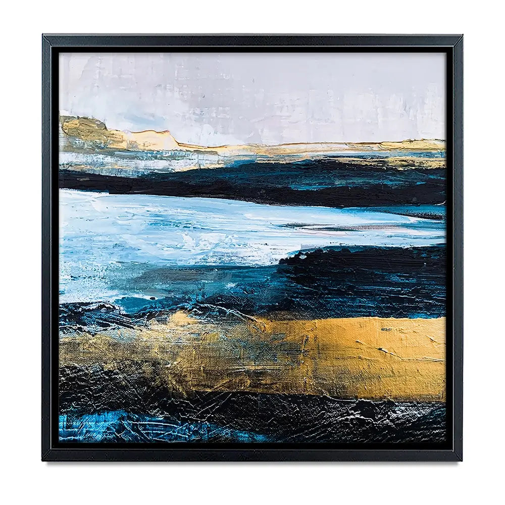Lined With Blue Oversized Canvas Print Lined With Blue Oversized Canvas Print wall art product Adelina ART / Shutterstock