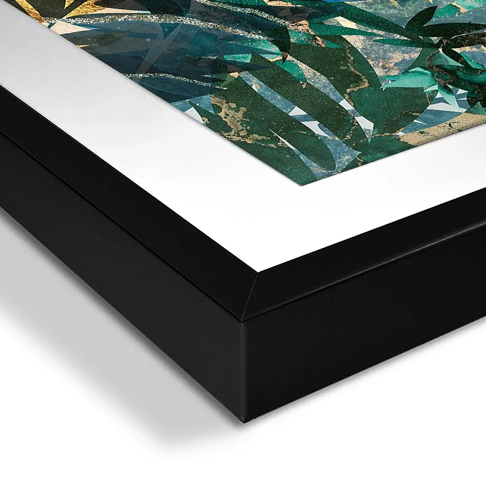 Lion Behind The Leaves Framed Art Print Lion Behind The Leaves Framed Art Print wall art product Sarah Manovski