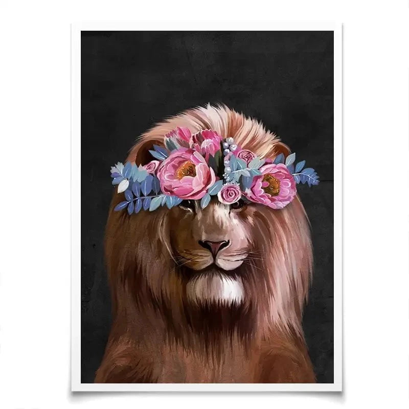 Lion Crown Art Print Lion Crown Art Print wall art product Svetlana Aleynikova