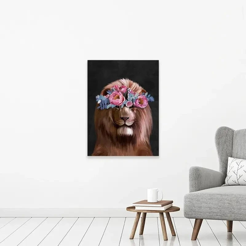 Lion Crown Canvas Print Lion Crown Canvas Print wall art product Svetlana Aleynikova