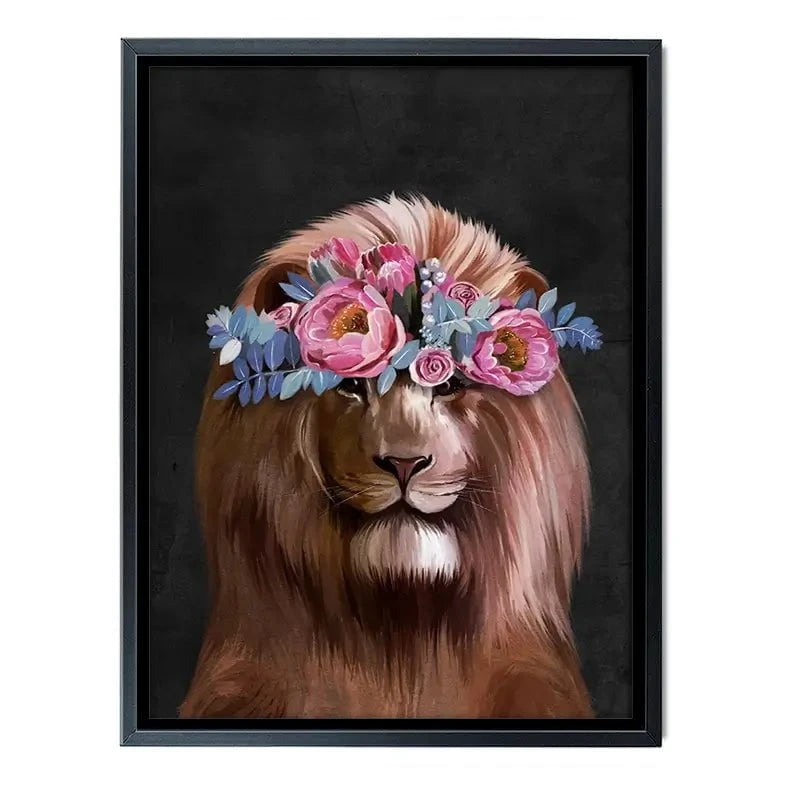 Lion Crown Canvas Print Lion Crown Canvas Print wall art product Svetlana Aleynikova