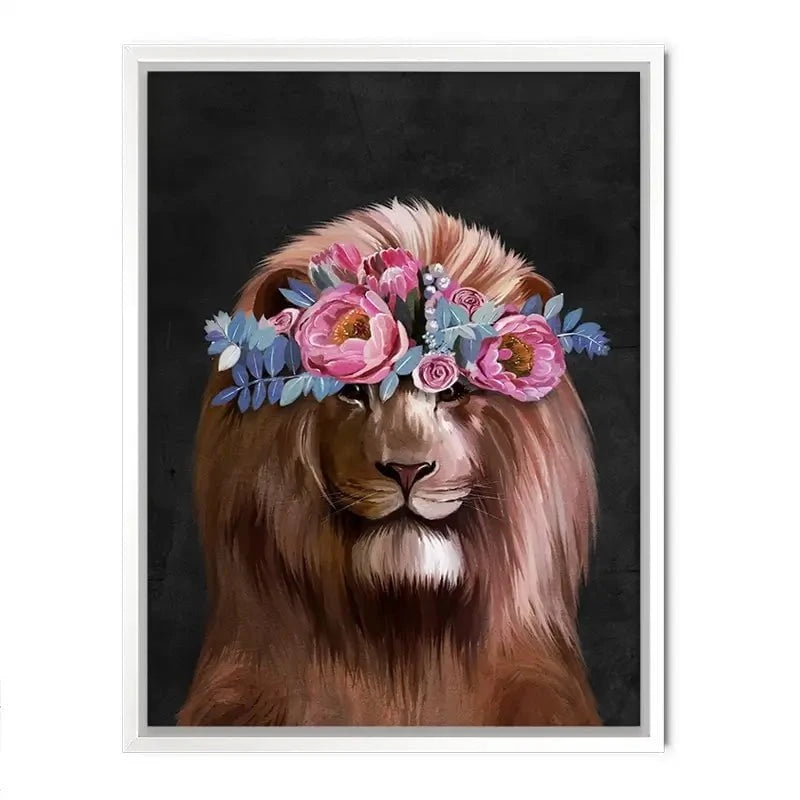 Lion Crown Canvas Print Lion Crown Canvas Print wall art product Svetlana Aleynikova