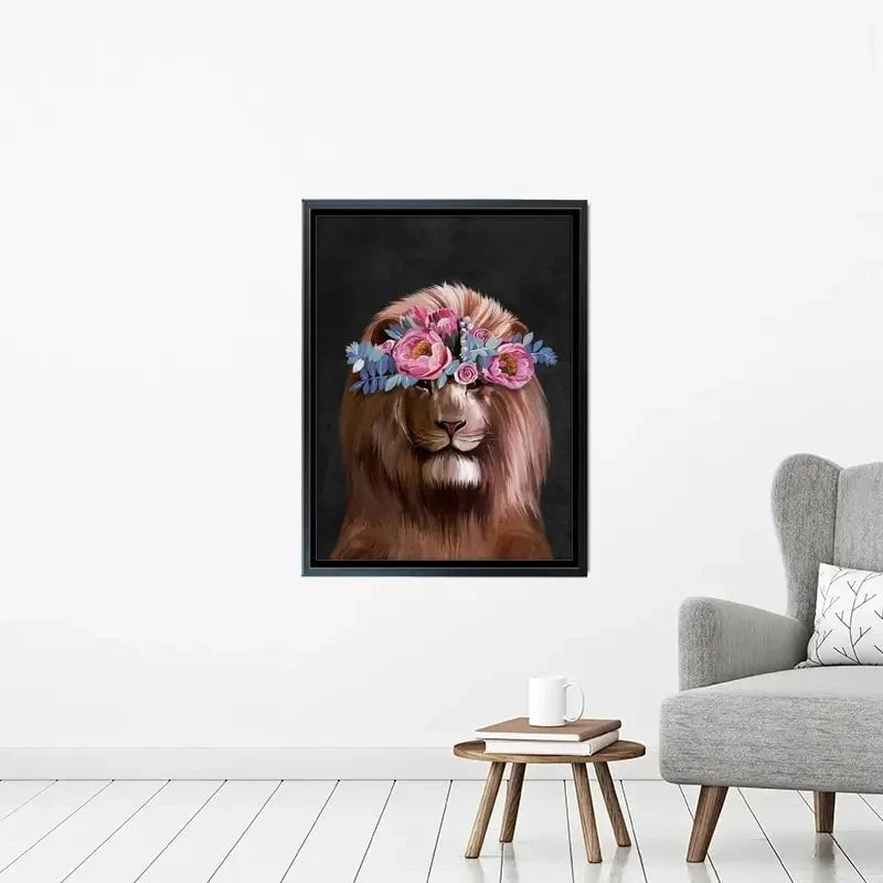 Lion Crown Canvas Print Lion Crown Canvas Print wall art product Svetlana Aleynikova