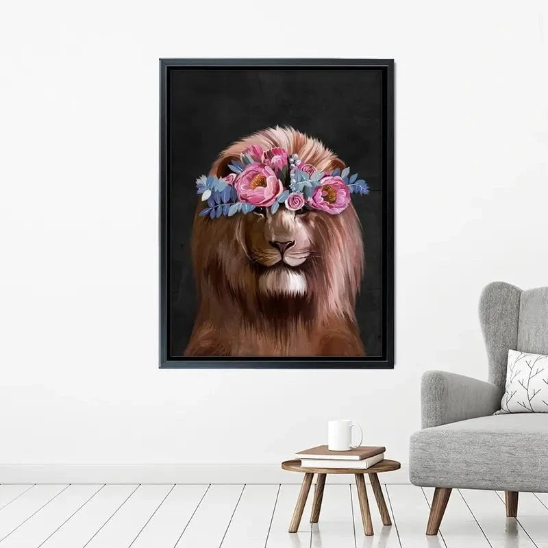 Lion Crown Canvas Print Lion Crown Canvas Print wall art product Svetlana Aleynikova