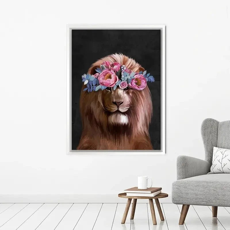 Lion Crown Canvas Print Lion Crown Canvas Print wall art product Svetlana Aleynikova