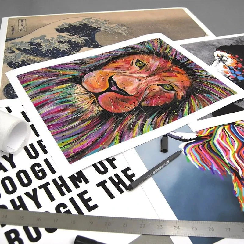 Lion Elio Art Print Lion Elio Art Print wall art product Emma LC Art