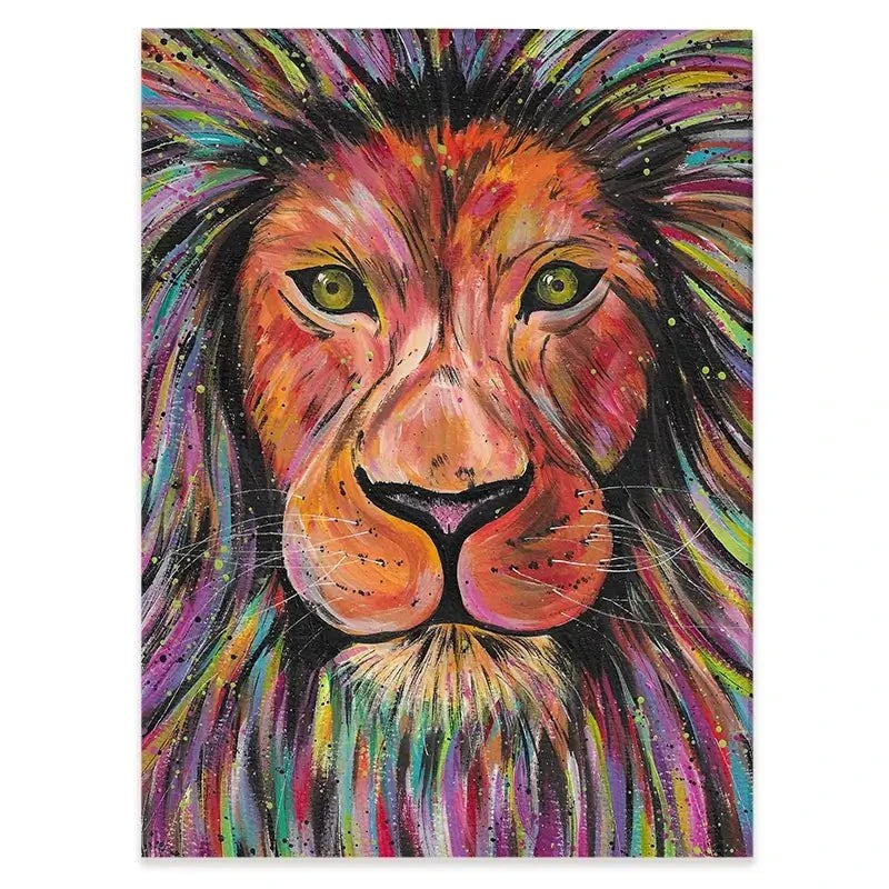 Lion Elio Canvas Print Lion Elio Canvas Print wall art product Emma LC Art